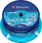 Verbatim 43352, Verbatim CD-Rohlinge 43352 CD-R, 700 MB / 80 Min, Spindel
