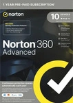 Norton 360 Advanced 10 Ger&auml;te / 1 Jahr Download