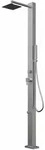 Designer Gartendusche aus V4A / 316 Edelstahl winterfest Modell "MELE"