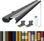 Vollkassettenmarkise Eclipse Premium 5x3m - Geh&auml;usefarbe Basaltgrau (&auml;hnlich...