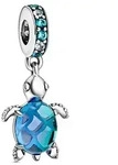 Pandora Anh&auml;nger Moments Meeresschildkr&ouml;te Murano-Glas 798939C01 - silber