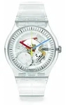 Swatch Unisexuhr SO29K100-S06 - transparent