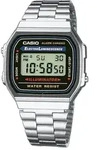 Casio Unisexuhr Vintage A168WA-1YES - silber