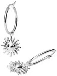 Purelei Charm Core Collection Earring-Sun-Silver
