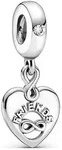 Pandora Charm Moments Freunde f&uuml;r immer Herz 799294C01 - silber