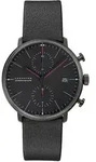 Junghans Herrenuhr max bill Chronoscope Bauhaus 27440902 - schwarz