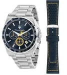 Maserati Uhren-Set inkl. Wechselarmband Velocita R8873652001 - bicolor