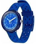 Flik Flak Kinderuhr 2503 FLIK FLAK BUBBLY HOURS FCNP002 - blau