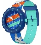 Flik Flak Kinderuhr 2501 FLIK FLAK FRIENDS FUR-EVER FPSP075 - blau