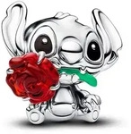 Pandora Charm Disney x Pandora Stitch Rose 794378C01 - rot