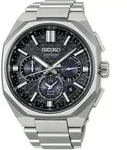 Seiko Herrenuhr Dual Time HAB002J1 - silber