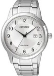 Citizen Herrenuhr Eco Drive AW1231-58B - silber