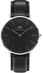 Daniel Wellington Herrenuhr Classic Black DW.DW00100133 - silber
