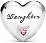 Pandora Charm Moments Tochter Herz 791726PCZ - silber