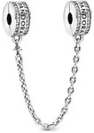 Pandora Charm Signature Kompfortkette 792057CZ-05 - silber