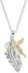 Engelsrufer Kette ERN-FEDER-ANGEL-BIG - silber