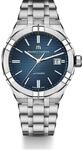 Maurice Lacroix Herrenuhr Aikon Date AI6008-SS002-430-1 - silber