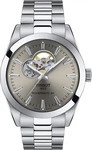 Tissot Herrenuhr Gentleman Powermatic 80 Open Heart T1274071108100 silber Herren