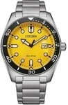 Citizen Herrenuhr Sport Eco Drive AW1760-81Z - silber
