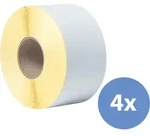 Brother unbeschichtete Einzeletikettenrolle 102 mm x 150 mm (BUS-1J150102-203)...