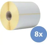 Brother Einzeletikettenrolle 102 mm x 50 mm (BDE-1J050102-102) - 8 St&uuml;ck