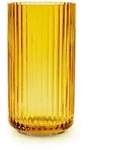 Lyngby Porcel&aelig;n - Glasvase H 15,5 cm, amber