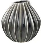 Broste Copenhagen - Wide Vase, &Oslash; 25 x H 25 cm, smoked pearl