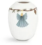 K&auml;hler Design - Hammersh&oslash;i Weihnachten Vase, H 10,5 cm, wei&szlig;