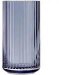 Lyngby Porcel&aelig;n - Glasvase H 38 cm, midnight blue