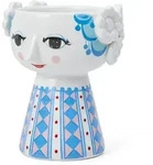 Bj&oslash;rn Wiinblad - Eva Kerzenst&auml;nder H 9.5 x &Oslash; 8 cm, blau