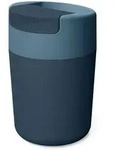 Joseph Joseph - Sipp Reisebecher mit Klappdeckel, blau
