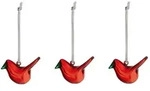 Iittala - Toikka Glasvogel Mini, rot (3er-Set)
