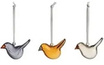 Iittala - Toikka Glasvogel Mini, mehrfarben (3er-Set)