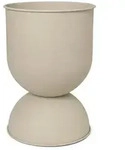 Ferm Living - Hourglass Blumentopf medium, &Oslash; 41 x H 59 cm, cashmere