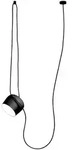Flos - AIM Small LED-Pendelleuchte mit Baldachin, schwarz