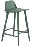 Muuto - Nerd Barhocker H 65 cm, gr&uuml;n