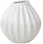 Broste Copenhagen - Wide Vase, &Oslash; 25 x H 25 cm, ivory