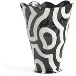 HAY - Jessica Hans Shadow Vase, H 25 cm, schwarz / wei&szlig;