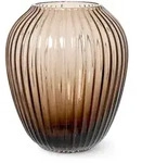 K&auml;hler Design - Hammersh&oslash;i Glasvase, H 18,5 cm, walnuss