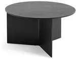 HAY - Slit Table Round XL, &Oslash; 65 x H 35,5 cm, Eiche schwarz