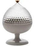 Kartell - Pumo Aufbewahrungsglas, &Oslash; 21 cm, wei&szlig; / transparent