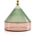 Kartell - Trullo Tischbeh&auml;lter, salbeigr&uuml;n / rose