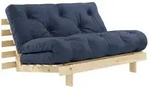 Karup - Roots Schlafsofa, 140 x 200 cm, Kiefer natur / navy (737)