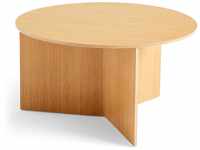 HAY - Slit Table Round XL, Ø 65 x H 35,5 cm, Eiche natur