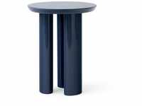 &Tradition - Tung Table JA3, Ø 38 x 48 cm, steel blue