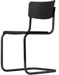 Thonet - S 43 Stuhl, Classics in Colour, schwarz / Buche schwarz gebeizt (TP 29)