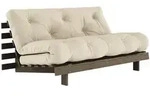 Karup - Roots Schlafsofa, 160 x 200 cm, Kiefer carobbraun / beige (747)