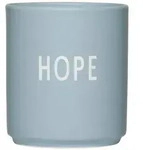 Design Letters - AJ Favourite Porzellan Becher, Hope / light blue