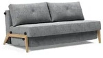 Innovation Living - Cubed 160 Schlafsofa, 103 x 165 cm, Eiche / granitgrau (565