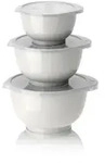 Rosti - Margrethe Mini-Sch&uuml;ssel-Set, 0,25 - 0,75 L, wei&szlig; (6er-Set)